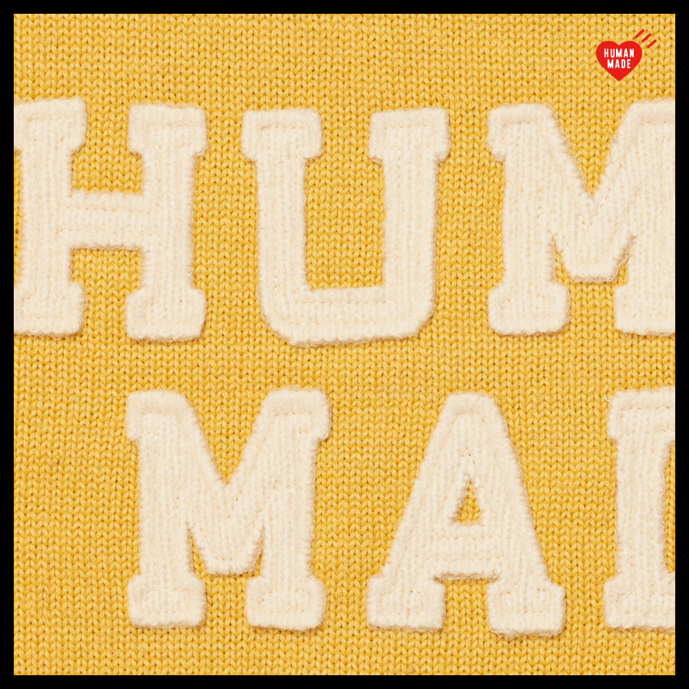 【HUMAN MADE】Sports Knit Sweater Yellow