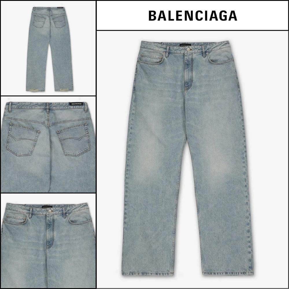 【BALENCIAGA】Baggy Denim Pants - Classic