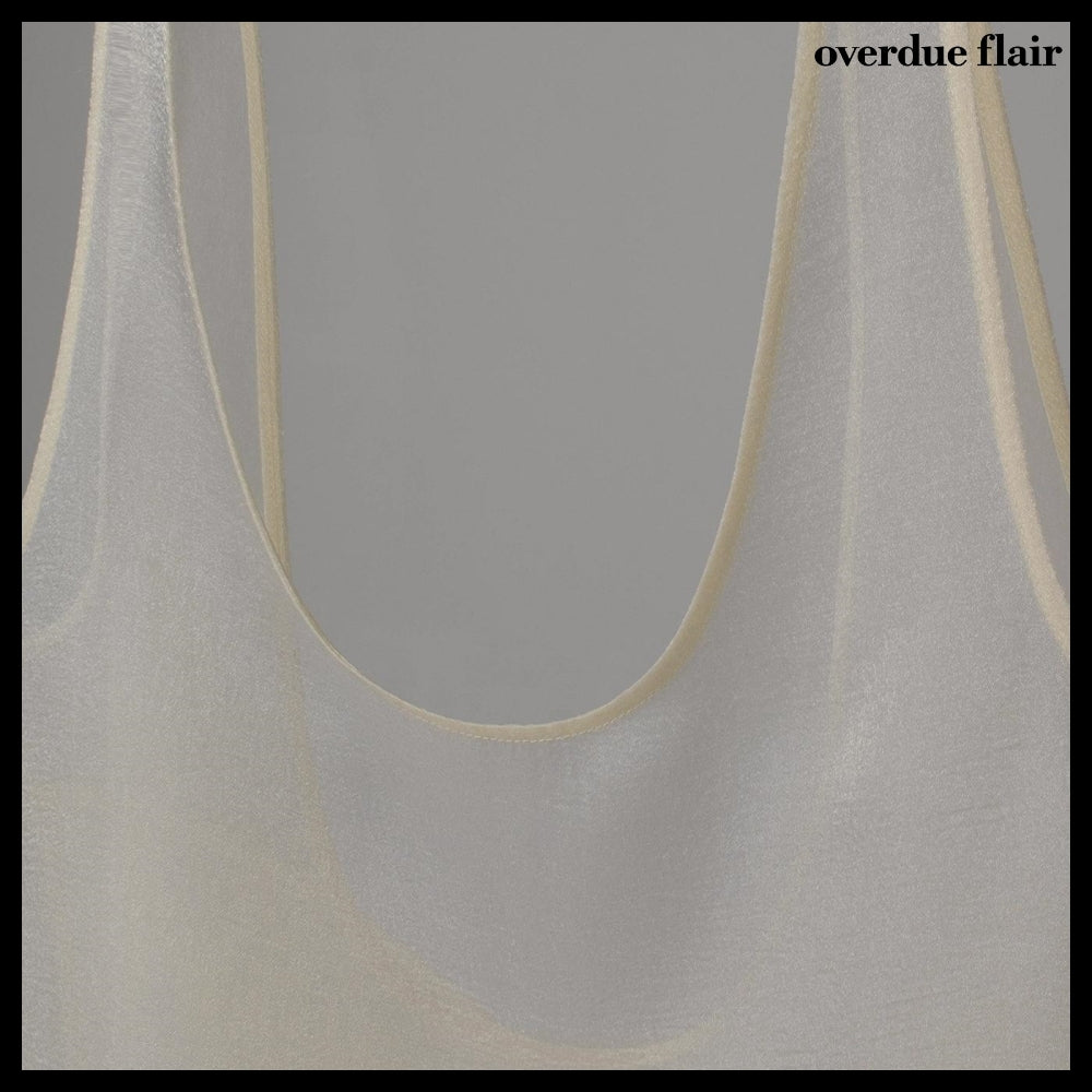 【OVERDUE FLAIR】ORGANZA BALLOON MINI DRESS 2colors