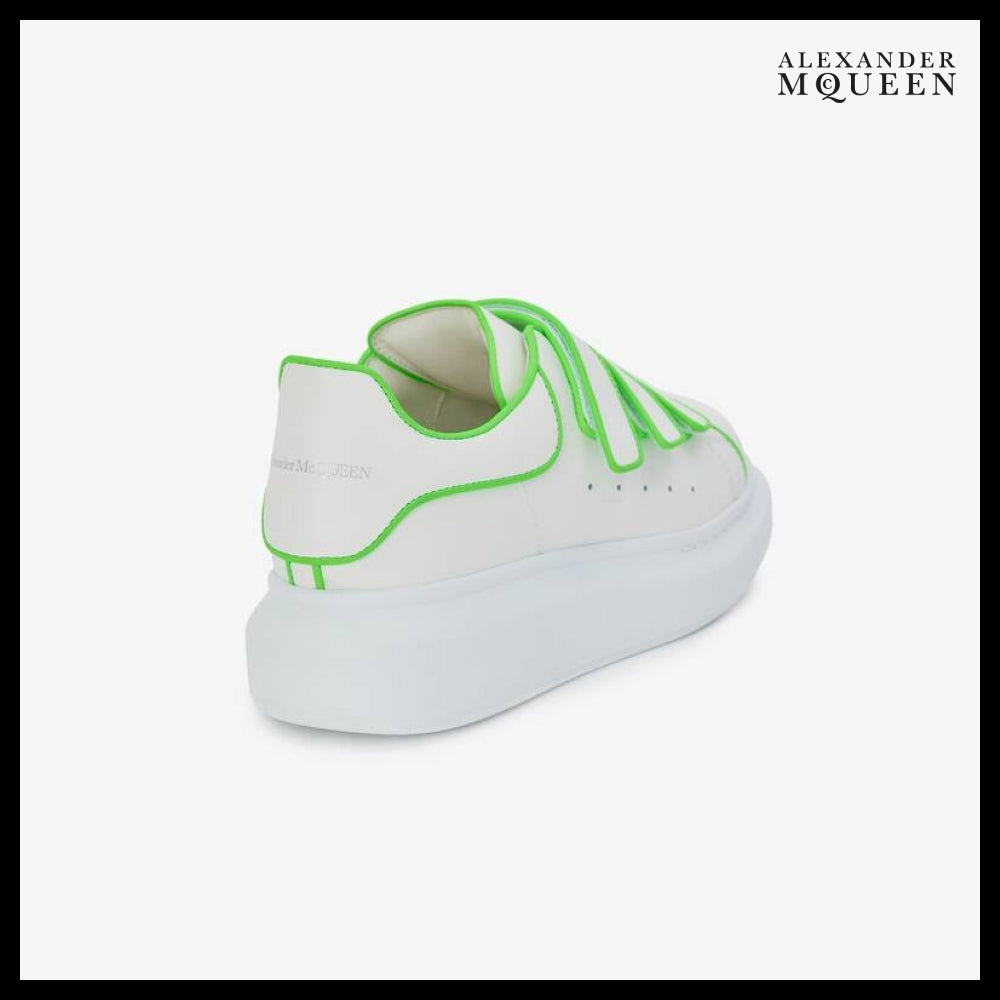 【Alexander Mcqueen】Oversized Triple Strap Sneaker White Ac