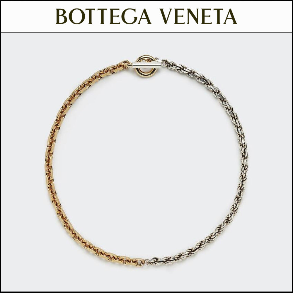 【Bottega Veneta】 Chain Bracelet Argento Antique