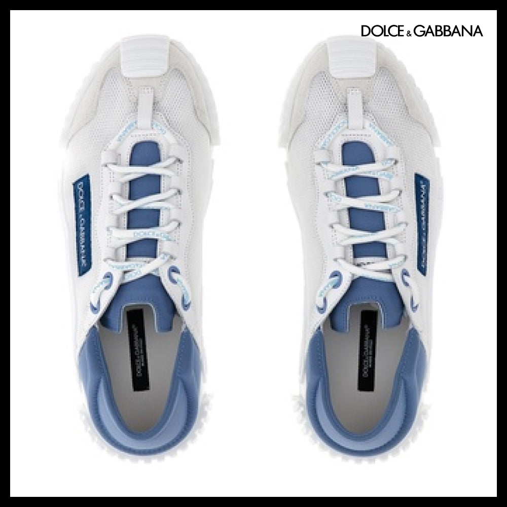 【Dolce & Gabbana】FABRIC SNEAKERS LIGHT BLUE WHITE