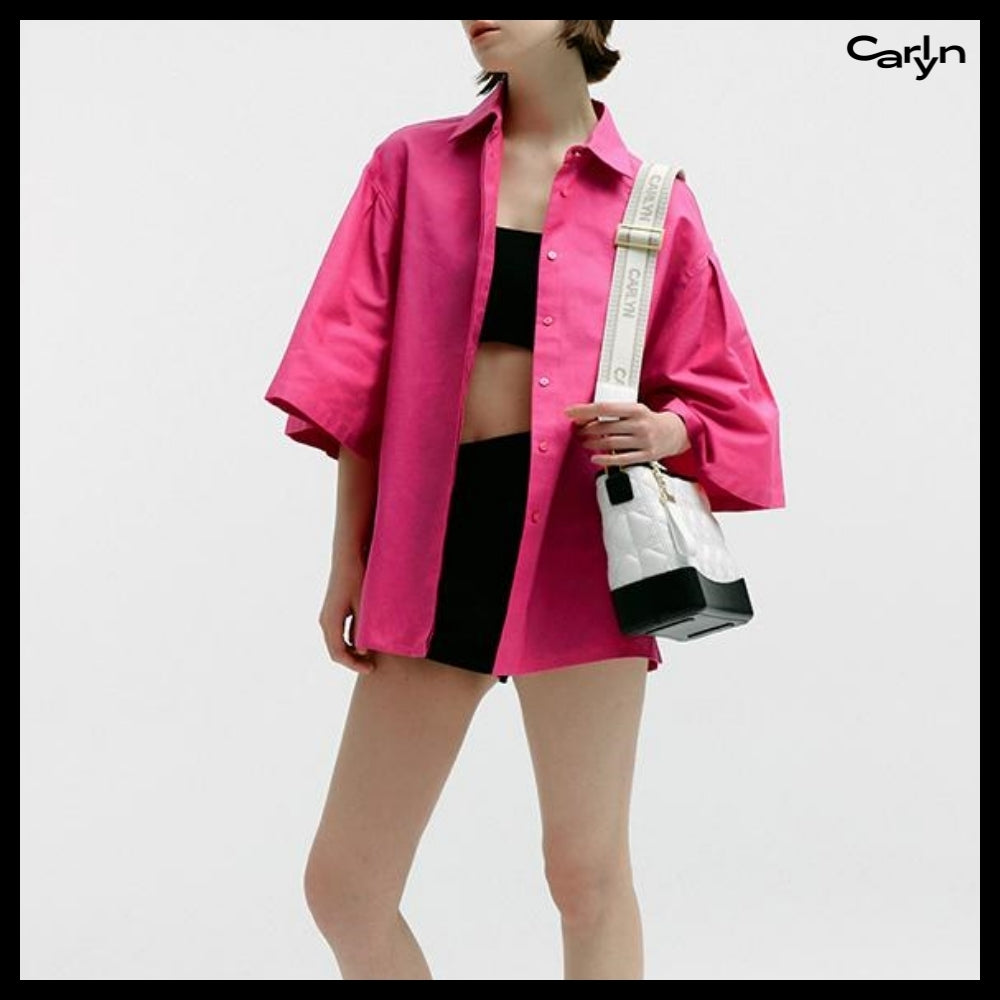 【carlyn】レザーリーンバッグ 3色