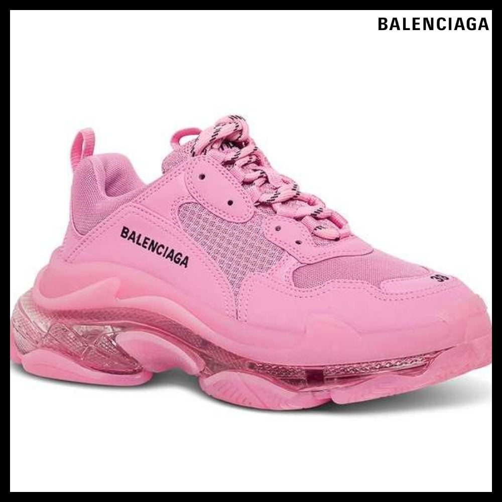【BALENCIAGA】Triple S Clear Sole Sneaker Pink