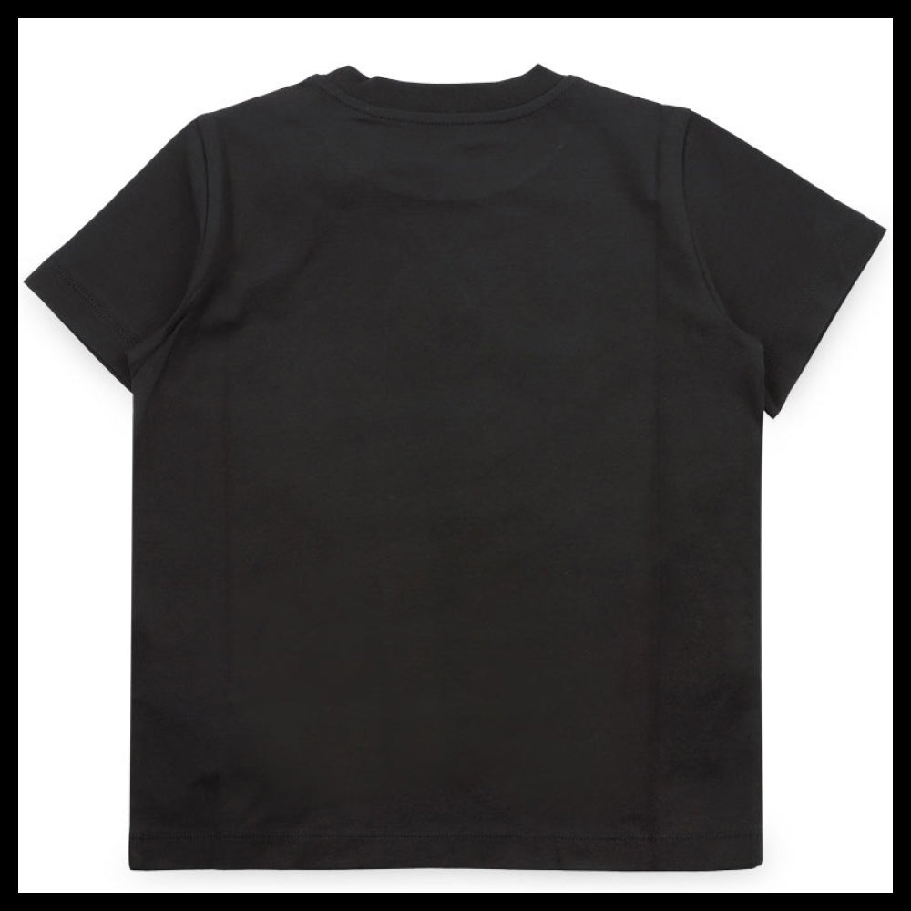 【MONCLER】Lettering Print Wappen T-Shirt Black