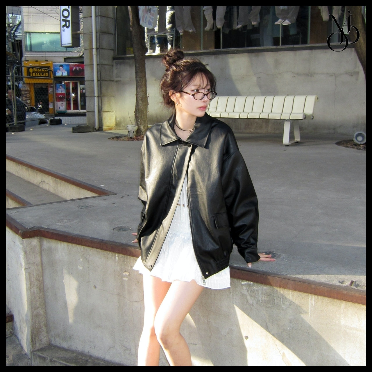 【MODIMOOD】Orori Formal Leather Collar Jacket 3 Colors