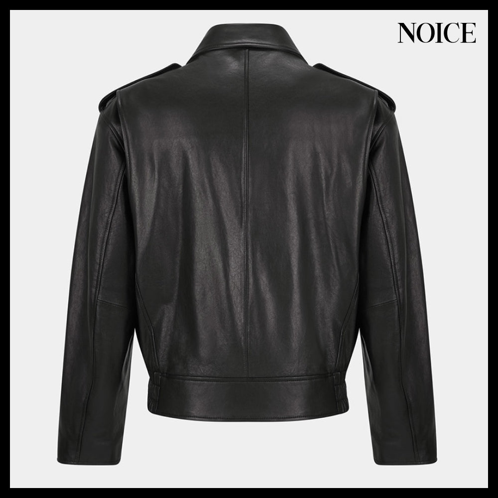 【NOICE  】ROBERT LAMBSKIN JACKET BLACK