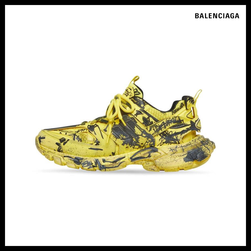 【BALENCIAGA】Track Graffiti Sneaker Yellow