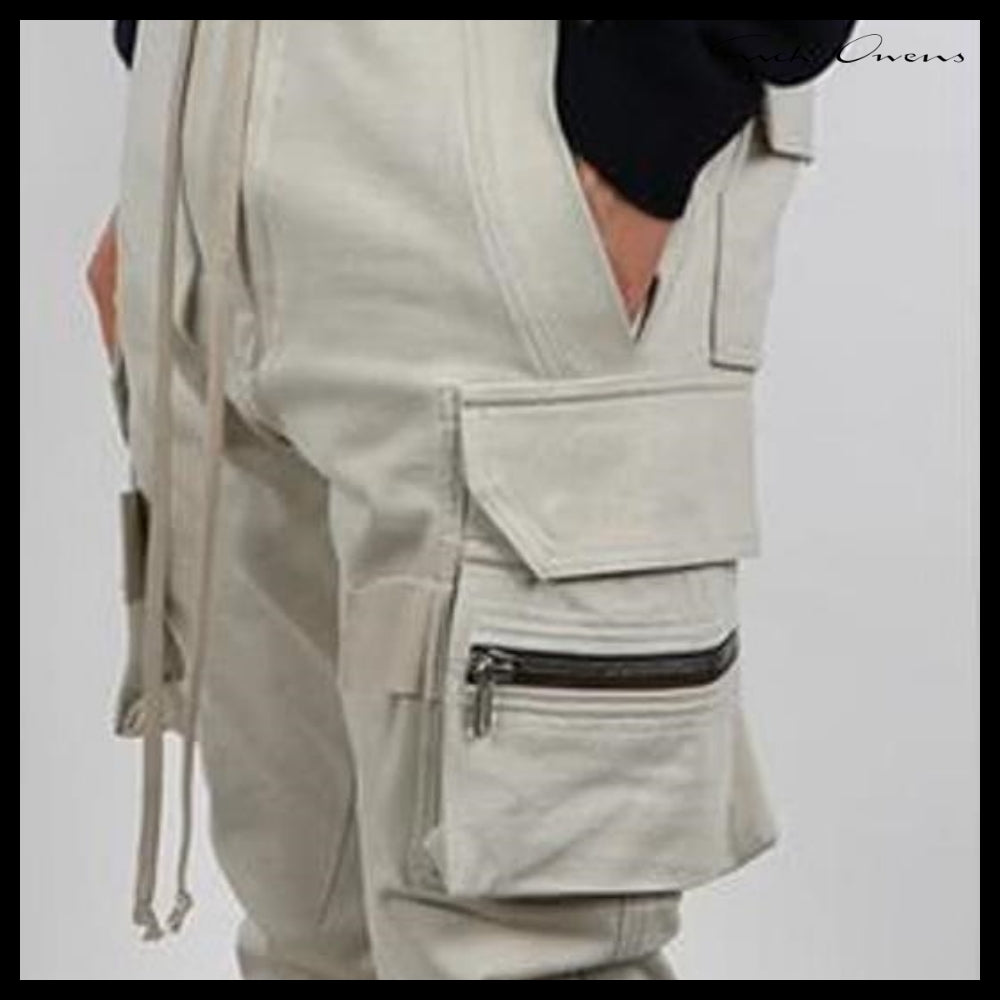 【RICK OWENS】Mastodon Cargo Pants Beige
