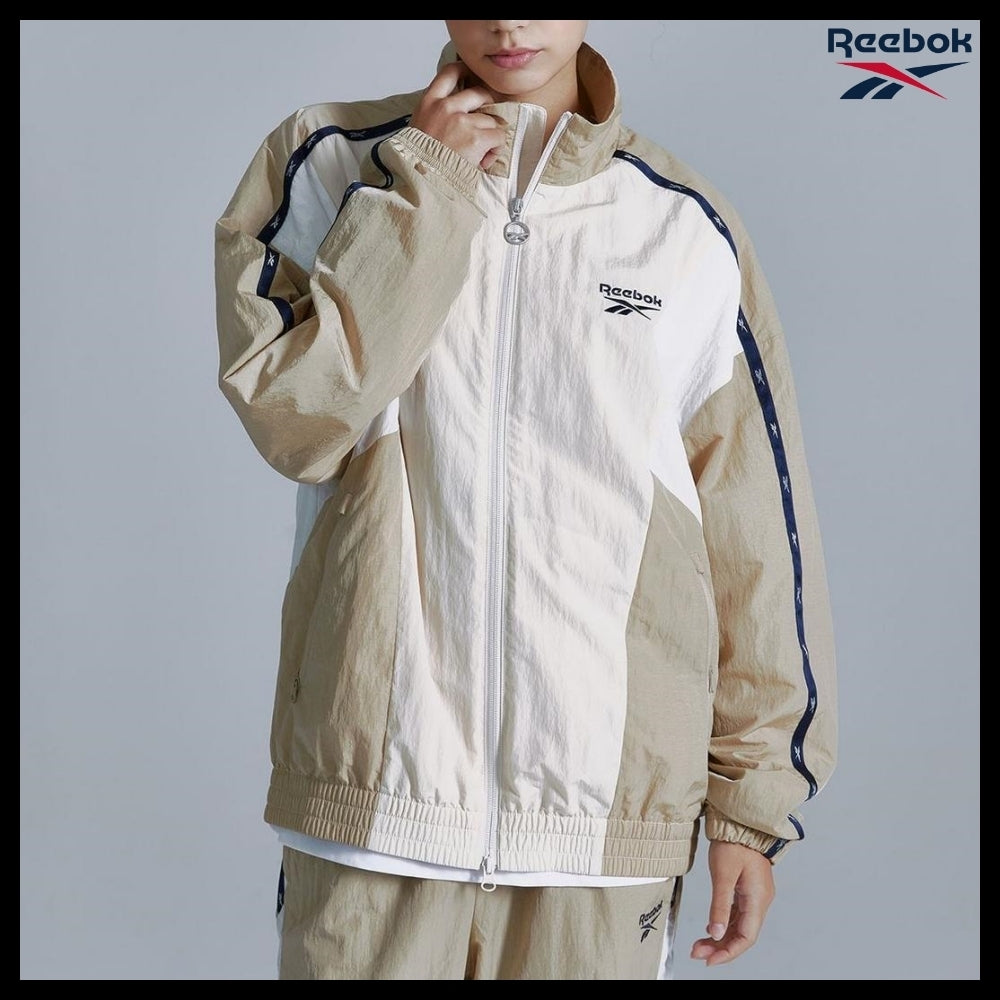 【Reebok】ライバル ウィンドブレーカー ベージュ