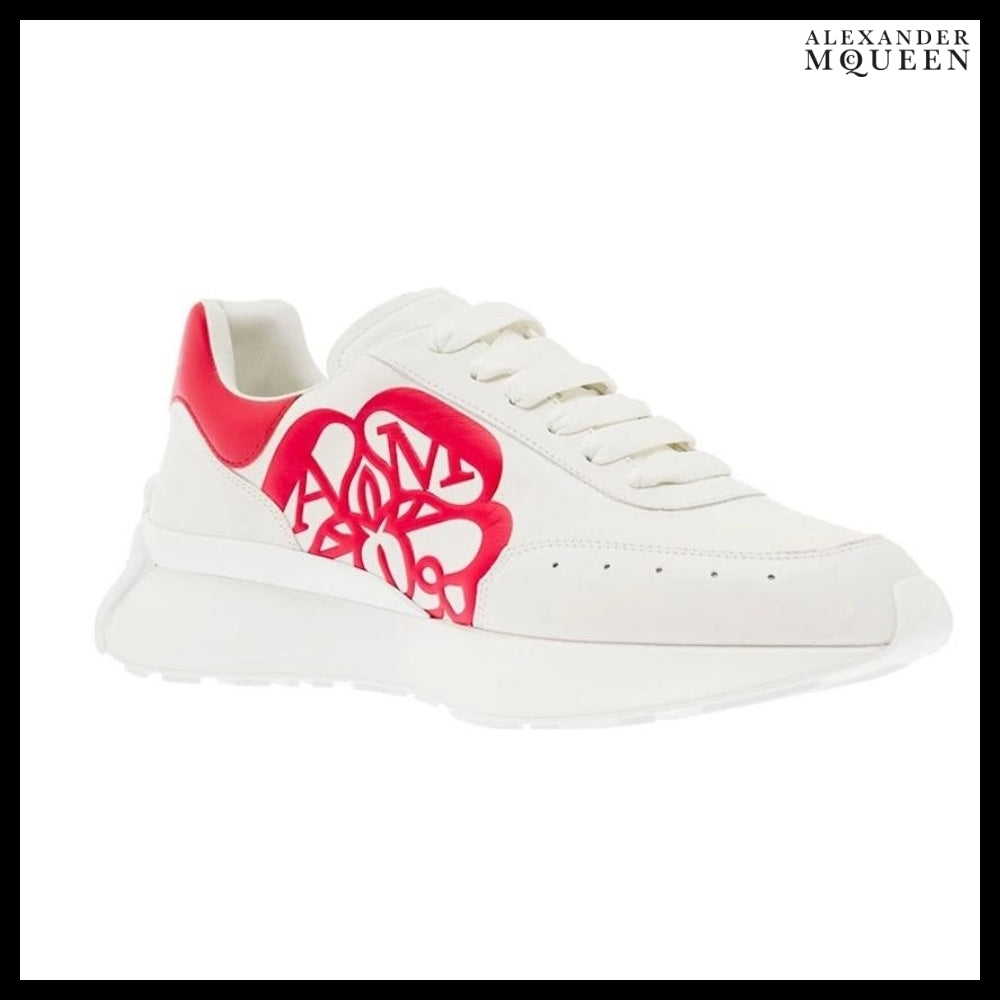 【Alexander Mcqueen】Sprint Runner White Red