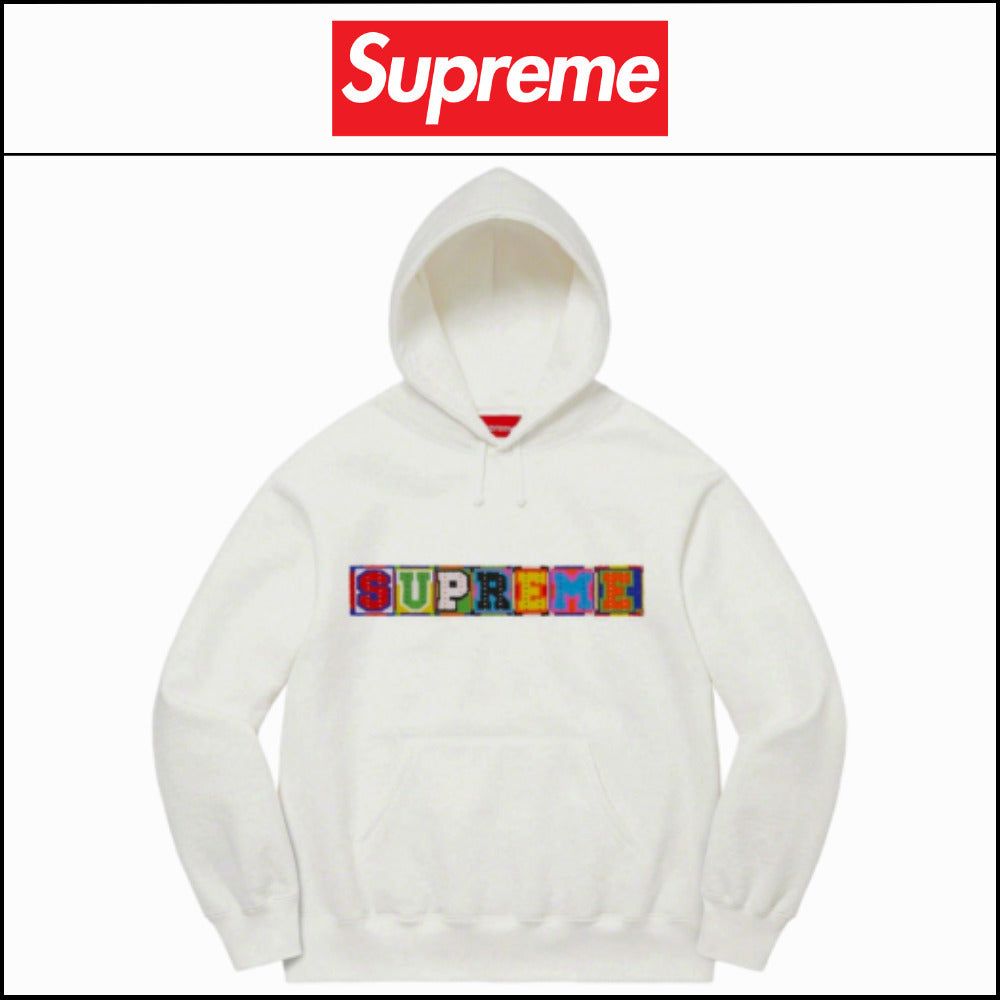 【100%正規品保証 Supreme】Beaded パーカー ホワイト