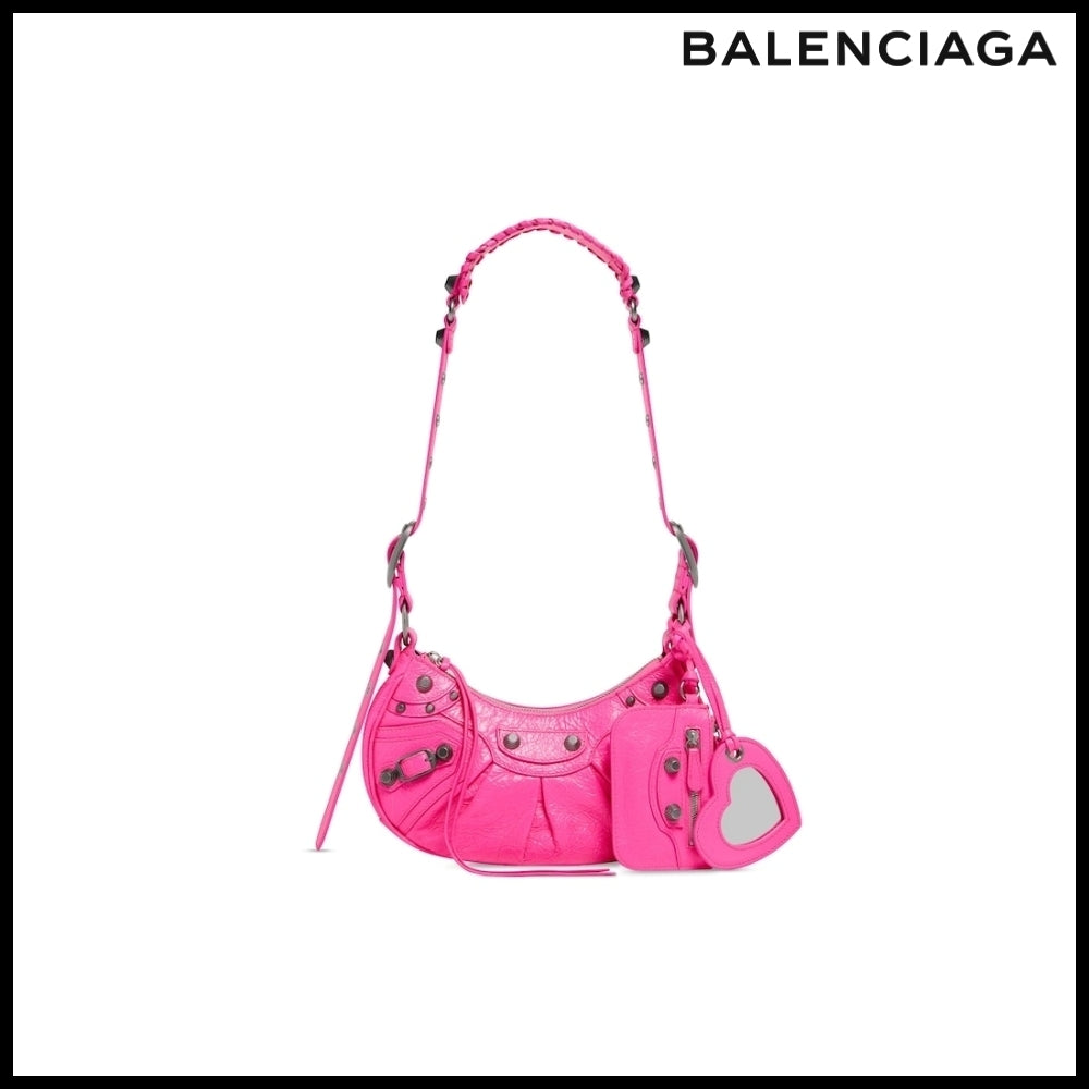 【BALENCIAGA】Le Cagole XS Shoulder Bag neon pink