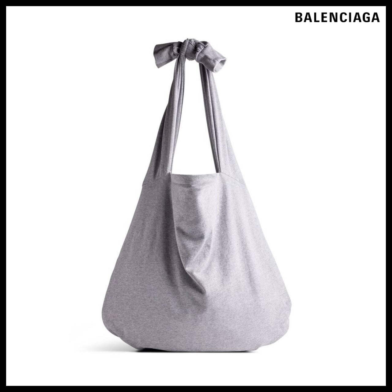 【BALENCIAGA】New Jersey Hobo Bag Grey