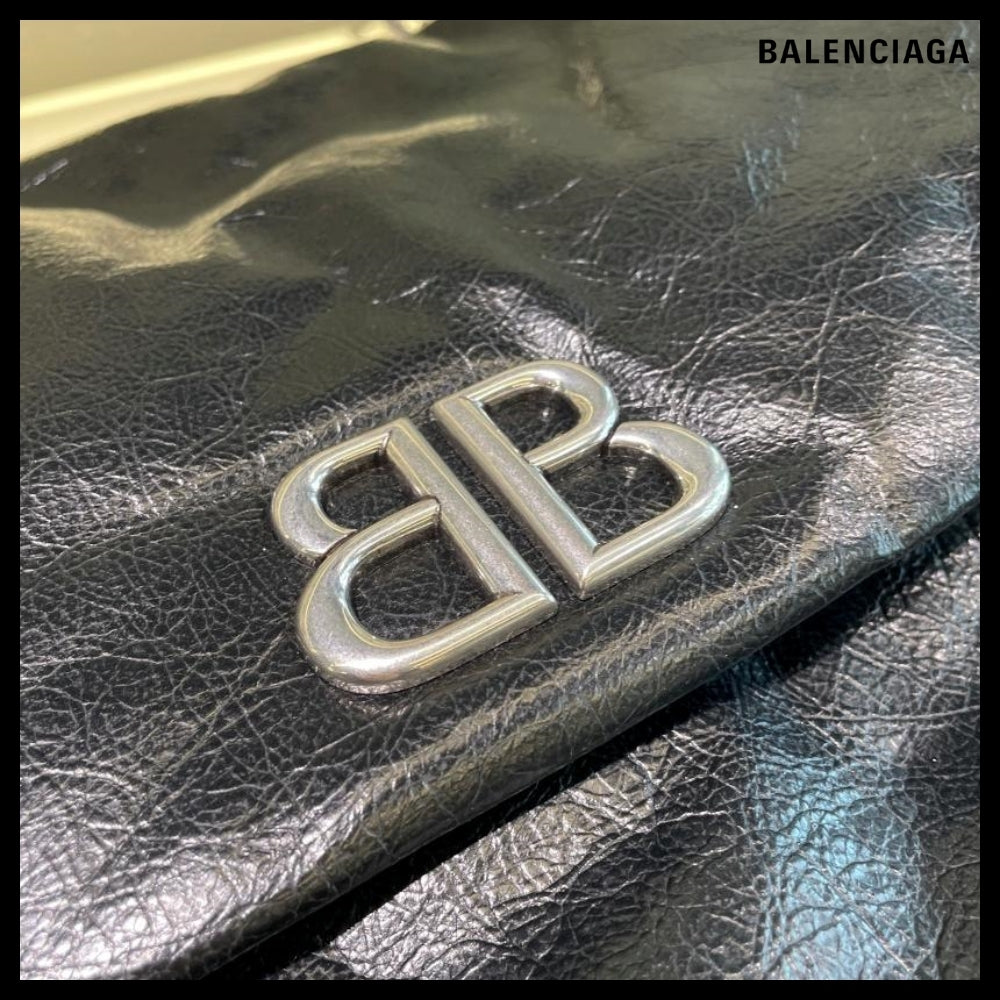【BALENCIAGA】Monaco Large Chain Bag Black