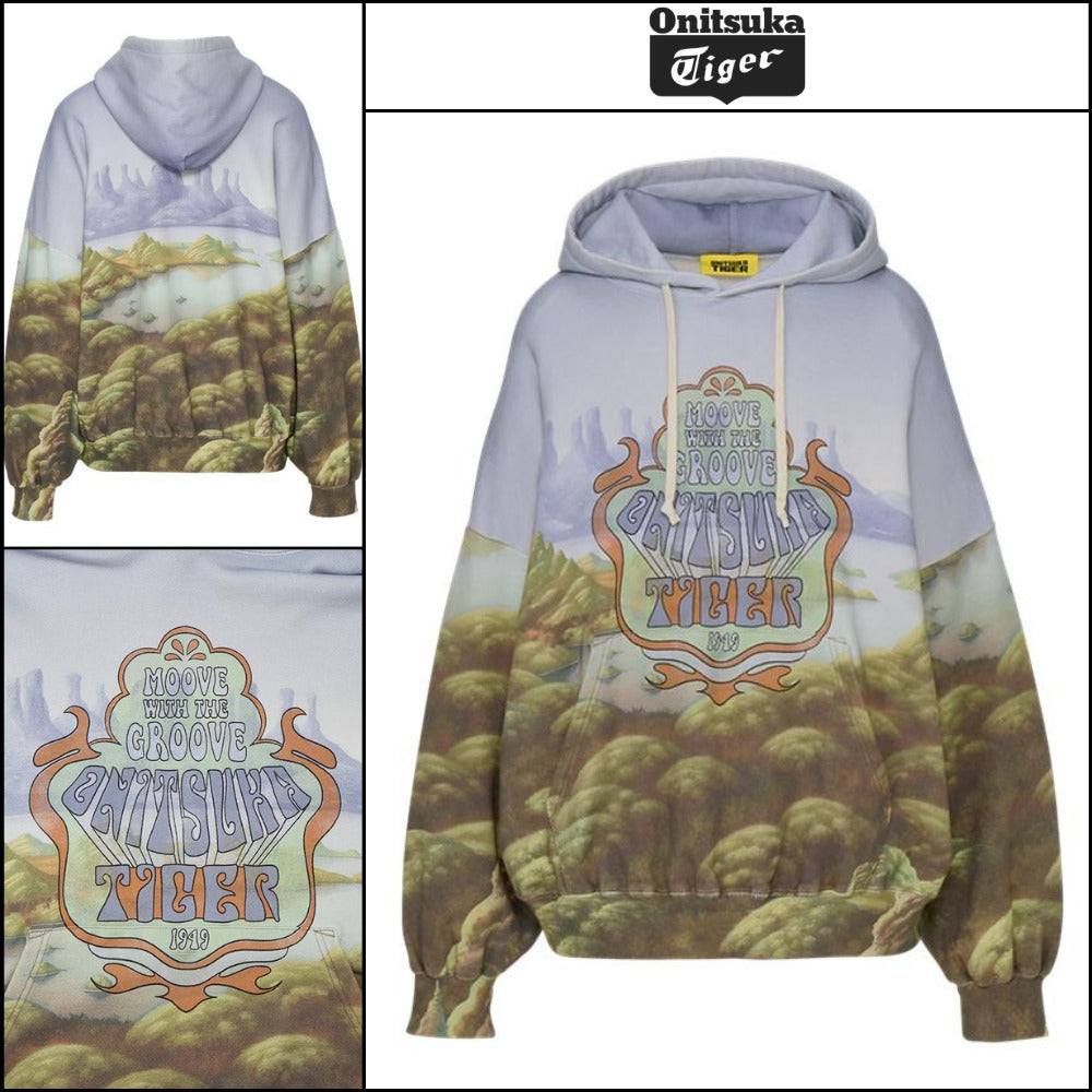 【onitsuka tiger】Oversized Graphic Hoodie