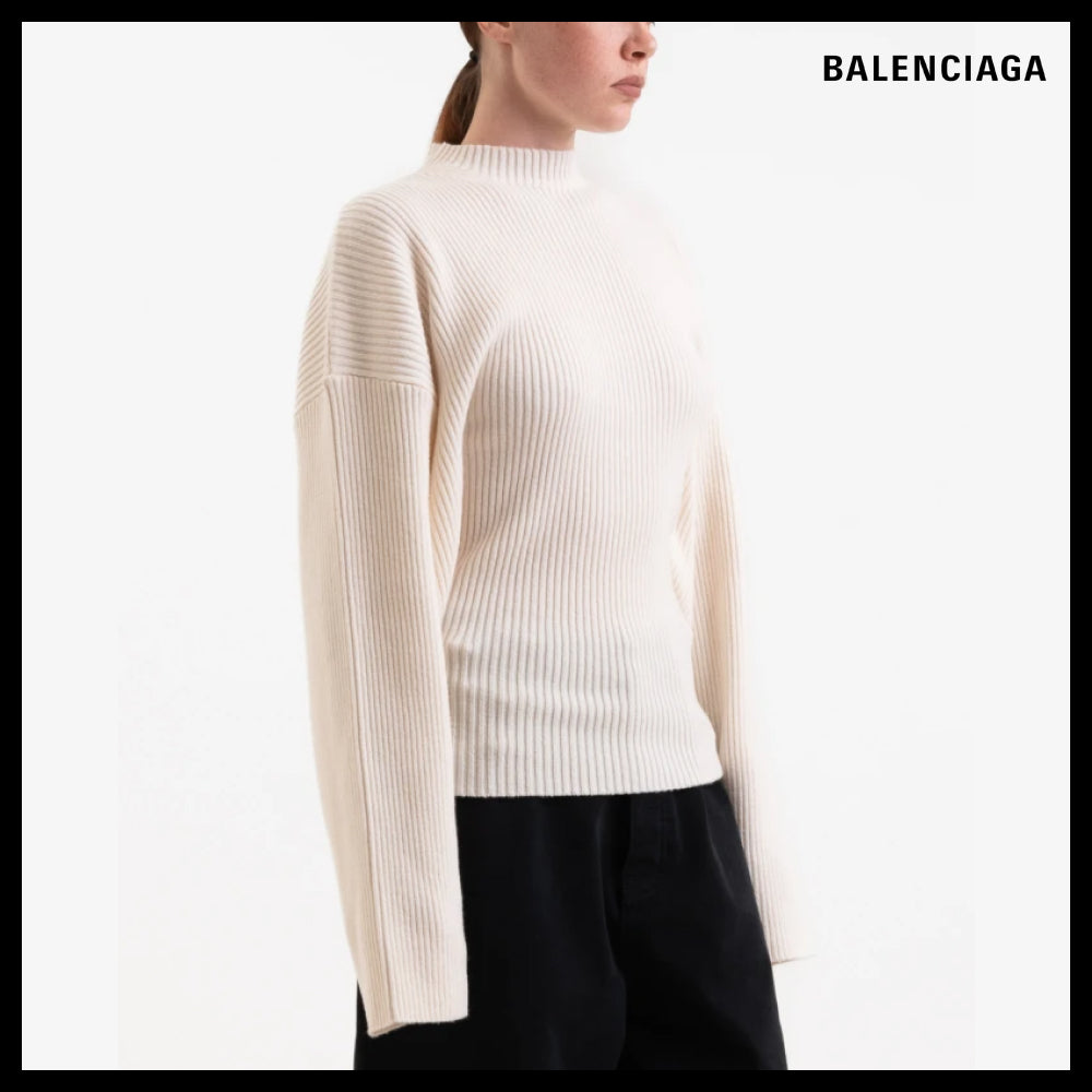 【BALENCIAGA】Semi Fitted Crewneck Sweater