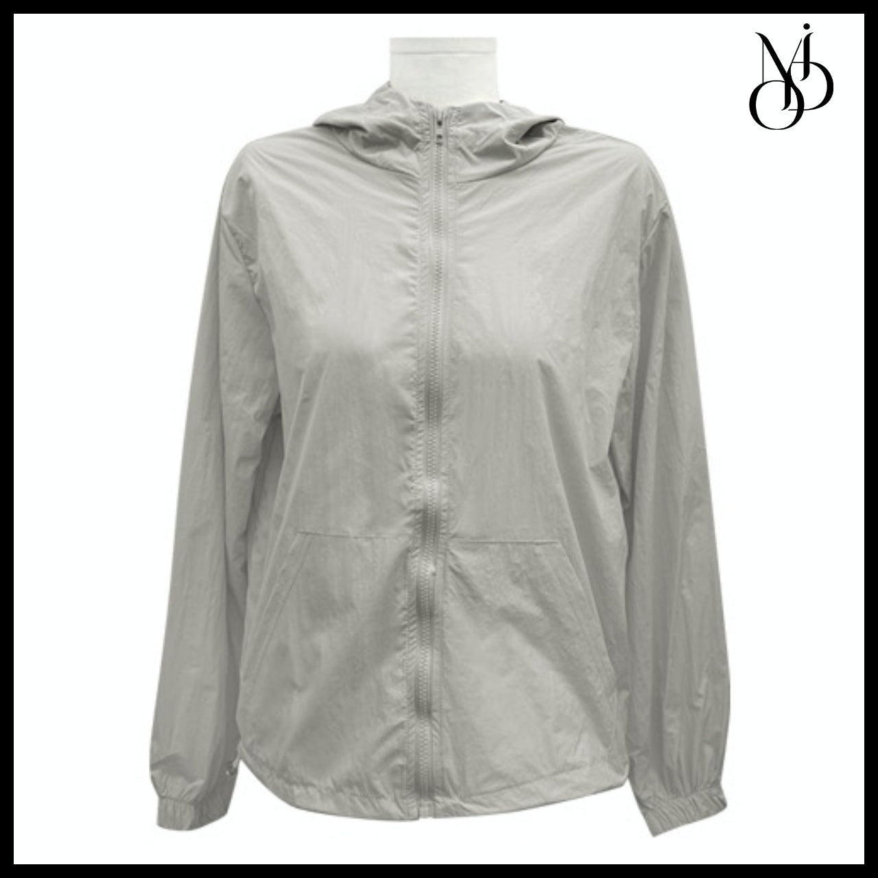 【MODIMOOD】Boeing Windbreaker String Hoodie Zip-Up 4 Colors