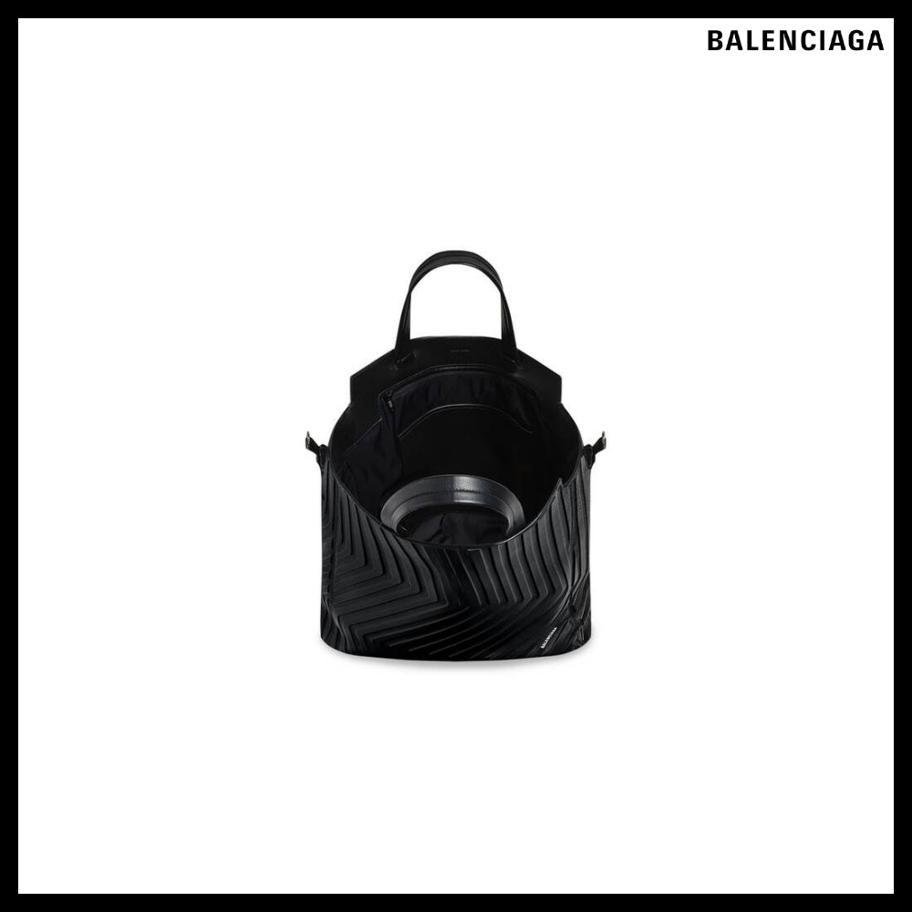 【BALENCIAGA】Car Medium North-South Tote Bag Black