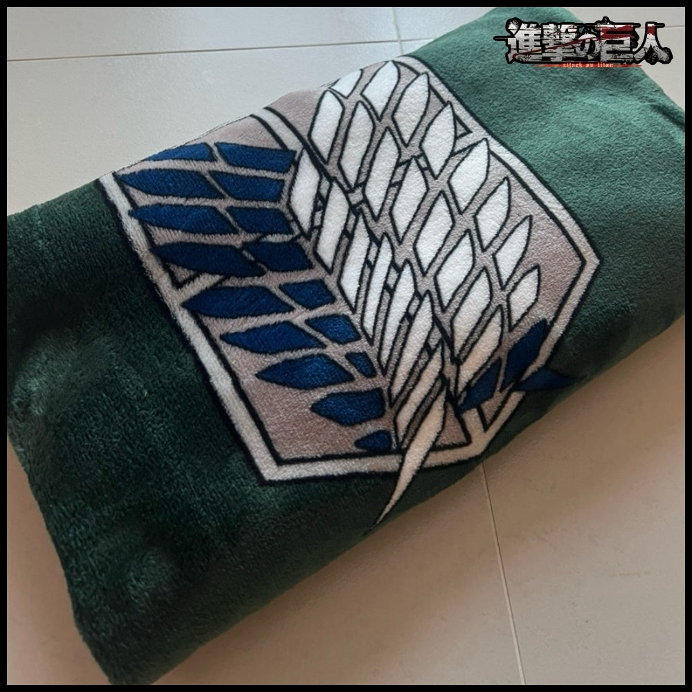 【Frank Burger x Attack on Titan】Blanket Cape Green