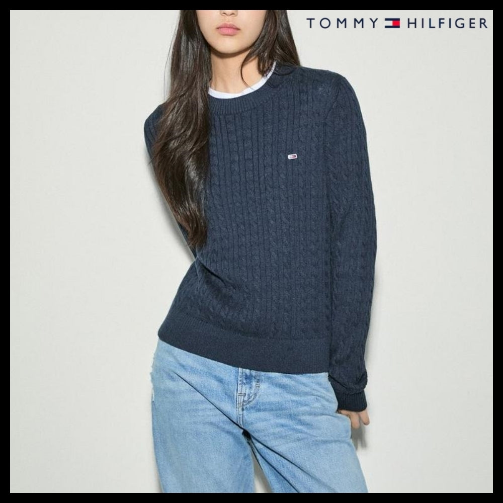 【Tommy Hilfiger】ケーブル エッセンシャル セーター 4カラーズ