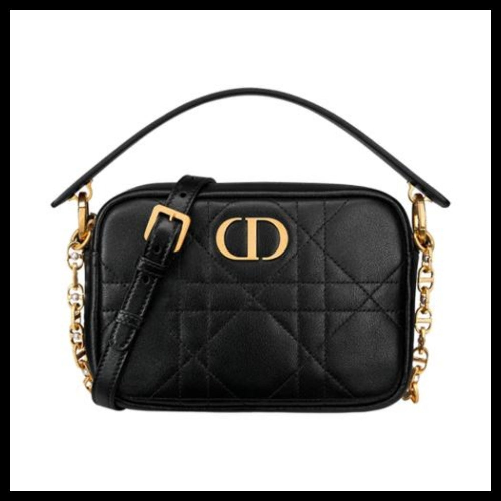 【Dior】Small Top Handle Camera Bag Black