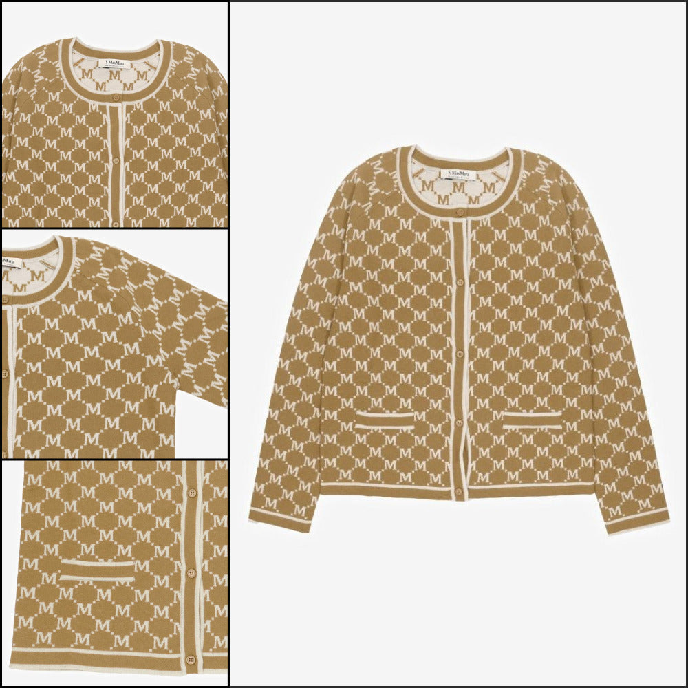 【Max Mara】Tivoli Wool Cashmere Women’s Cardigan 012