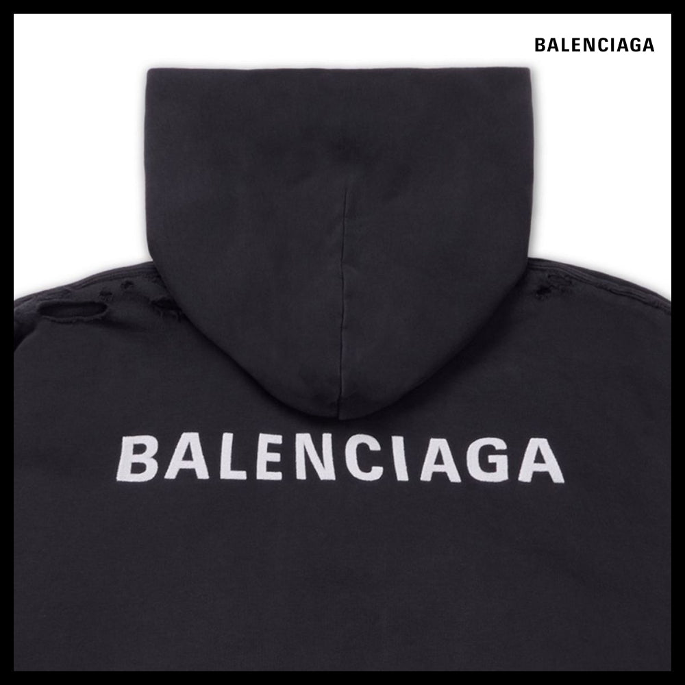 【BALENCIAGA】Hybrid Bomber Jacket Black