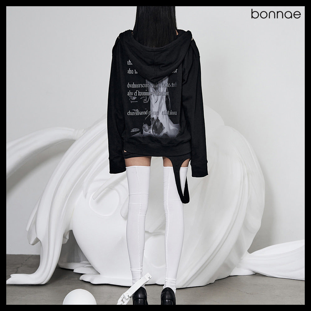 【Bonnae】Ai Zip-Up Hoodie