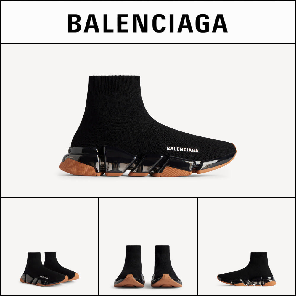 【BALENCIAGA】Speed 2.0 Full Clear Sole Recycled Knit