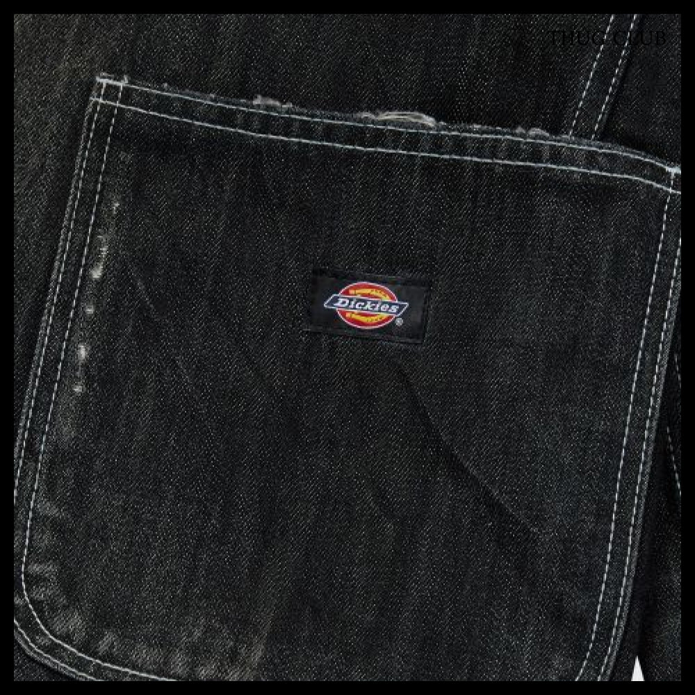 【Dickies X Thug Club】Washed Denim Blazer Jacket (2 Colors)