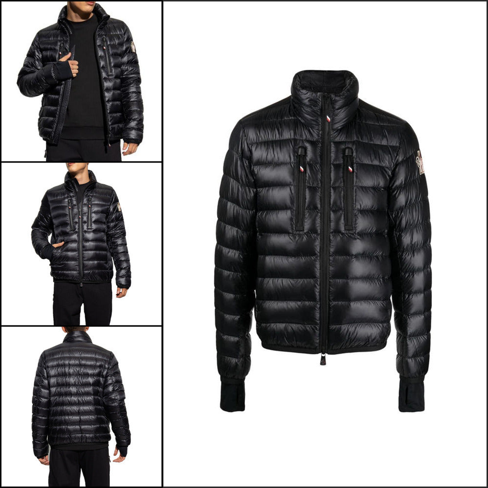 【MONCLER】Hers Grenoble Logo Lightweight Puffer