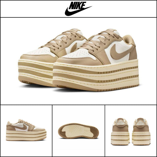 【Nike】AIR JORDAN 1 TRIPLE STACK KHAKI SAIL COCONUT MILK