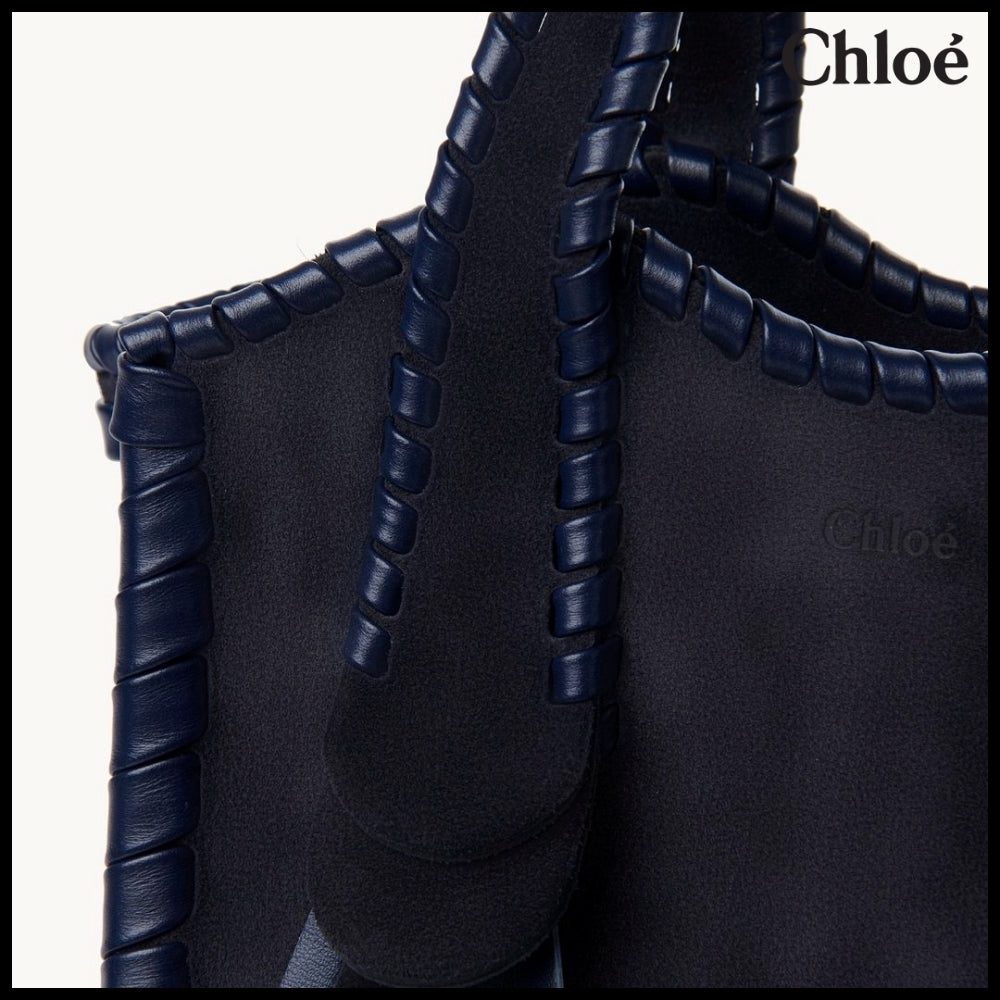 【Chloe】Mony Small Tote Midnight Blue