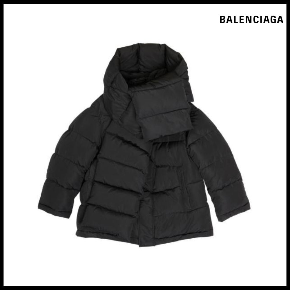 【BALENCIAGA】Swing Puffer Jacket Black