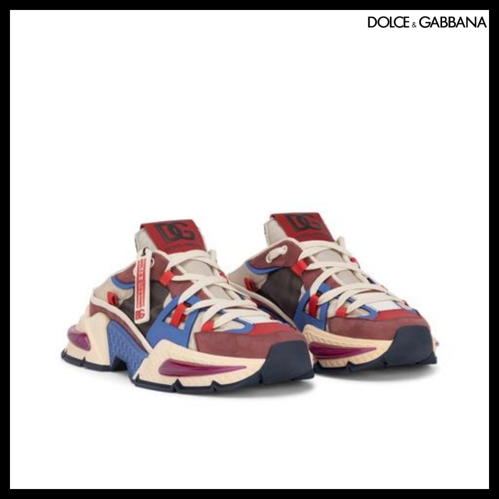 【Dolce&Gabbana】AIRMASER MULE SNEAKERS MIXED MATERIAL
