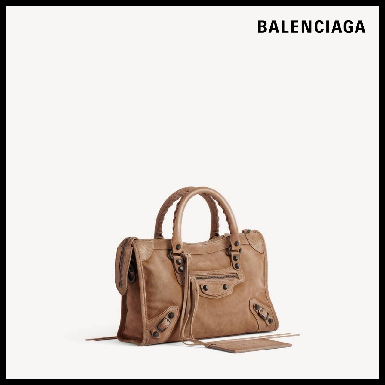 【BALENCIAGA】Le City Bag Small Biscuit