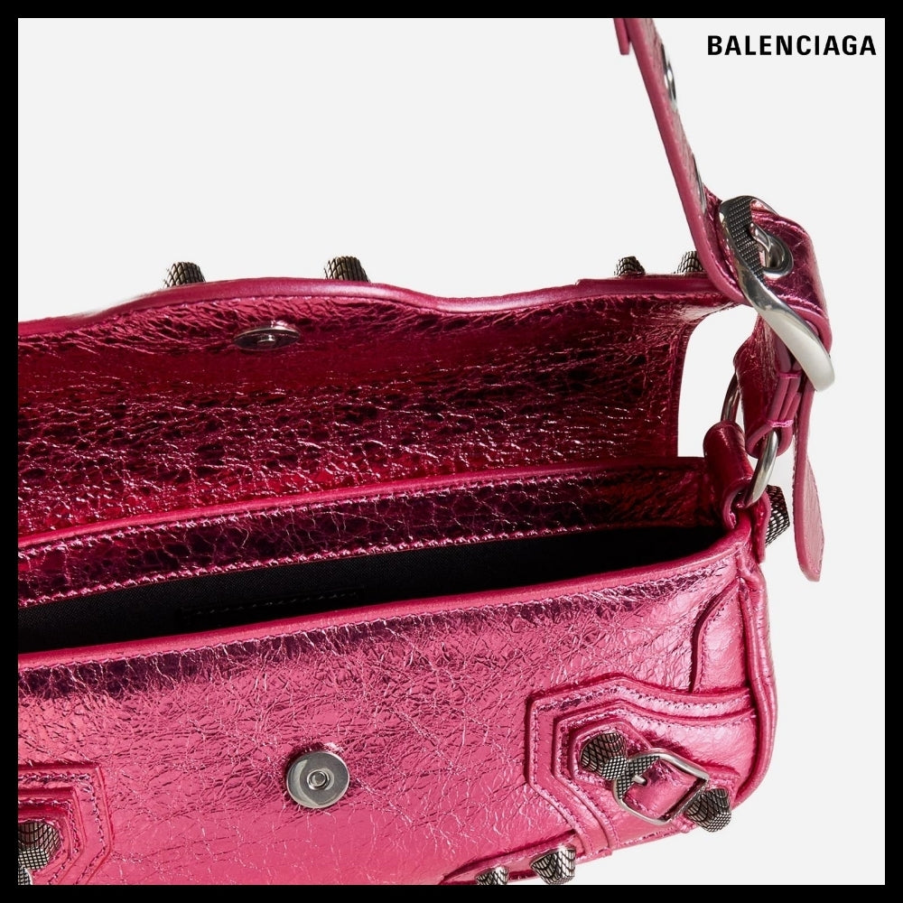 【BALENCIAGA】Cagole XS Leather Bag in Pink