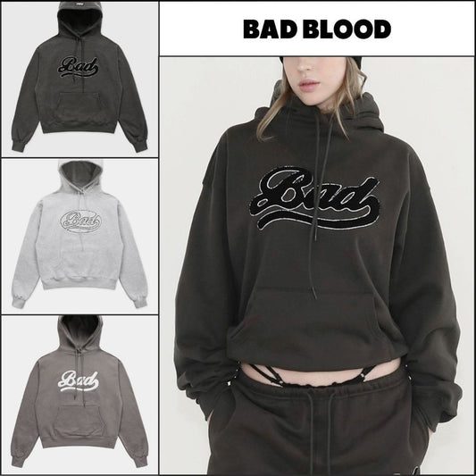 【BADBLOOD】バッド アップリケ フーディー 3カラー