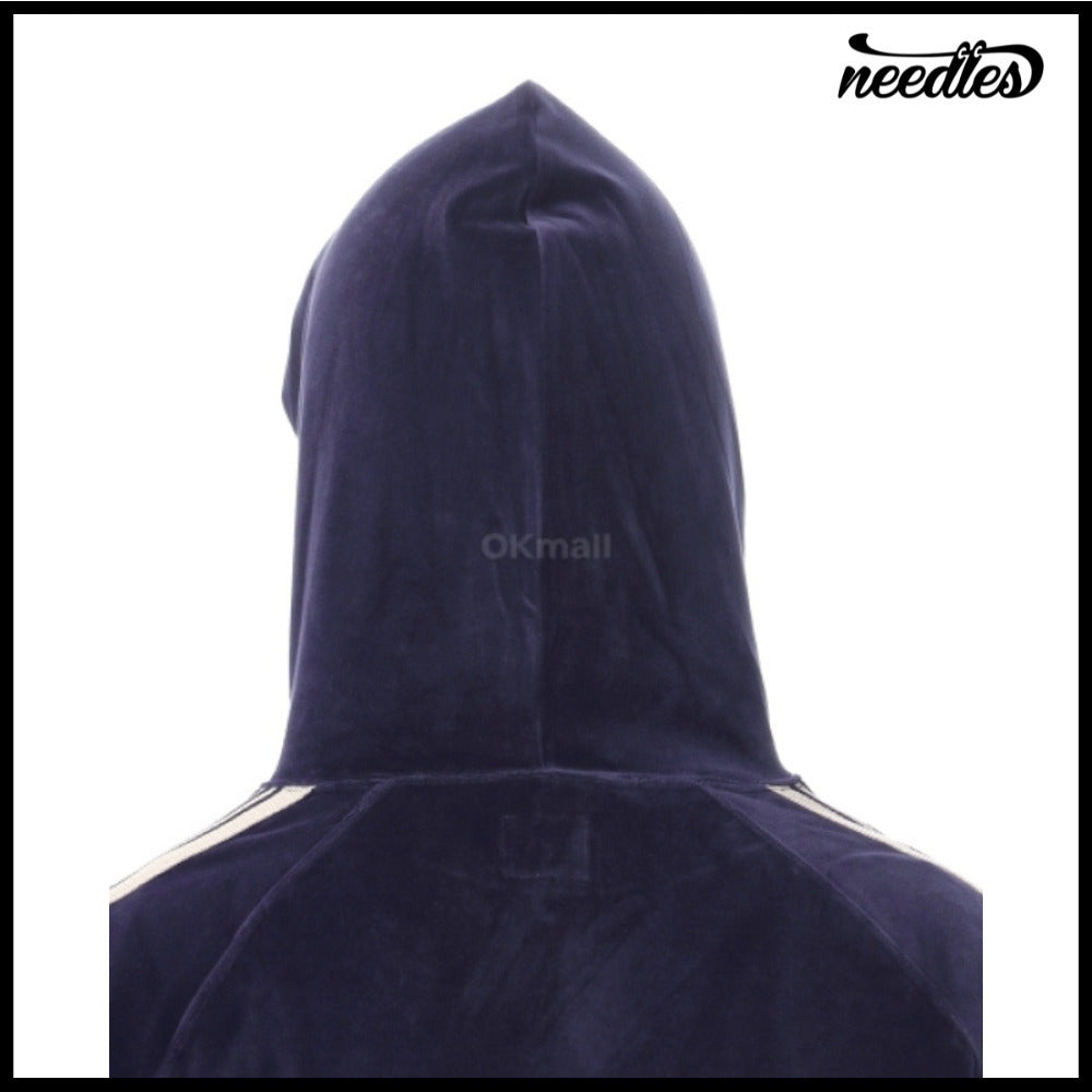 【NEEDLES】 Track Hoody CPE Velour Navy
