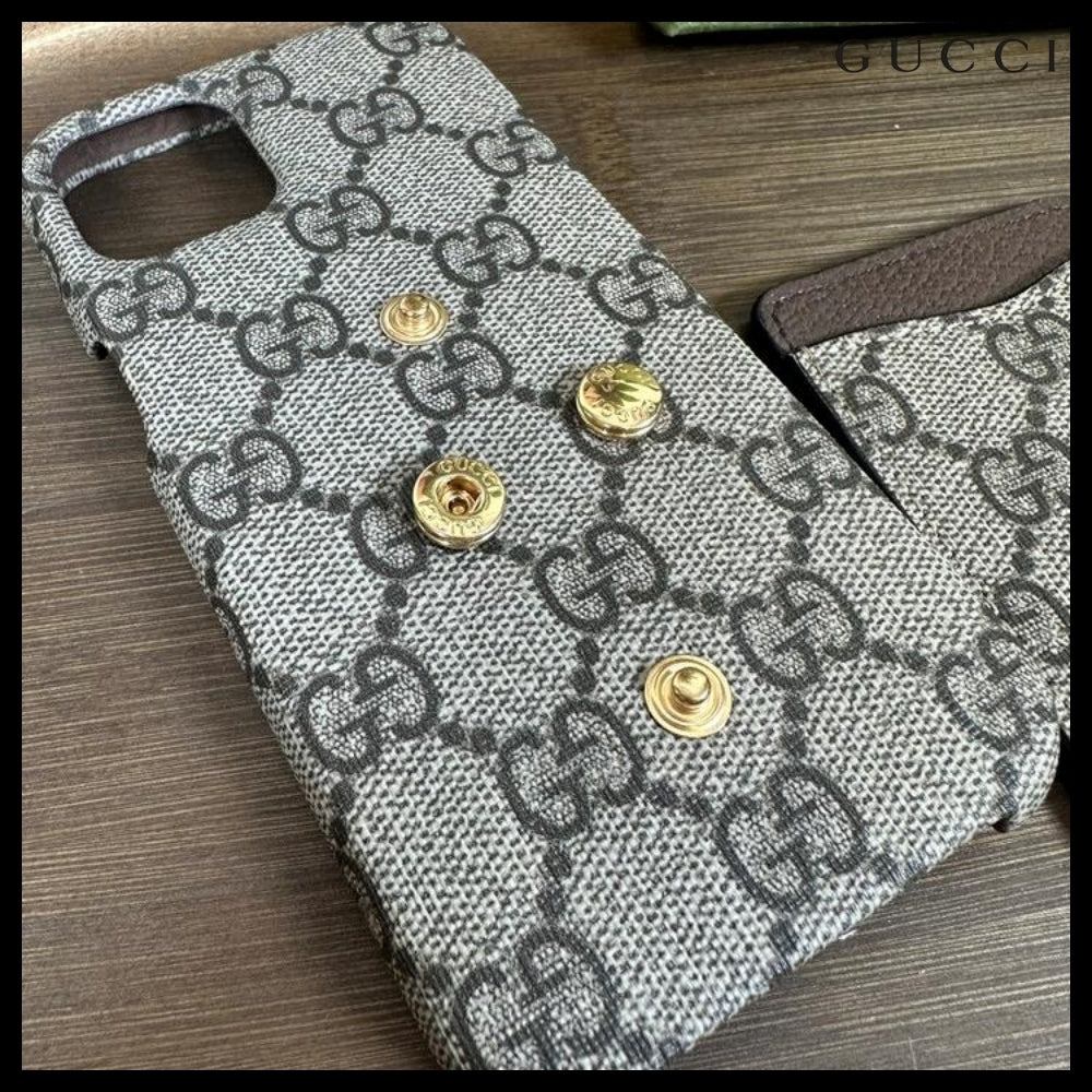 【GUCCI】Supreme Ophidia Card Holder iPhone 13 Case