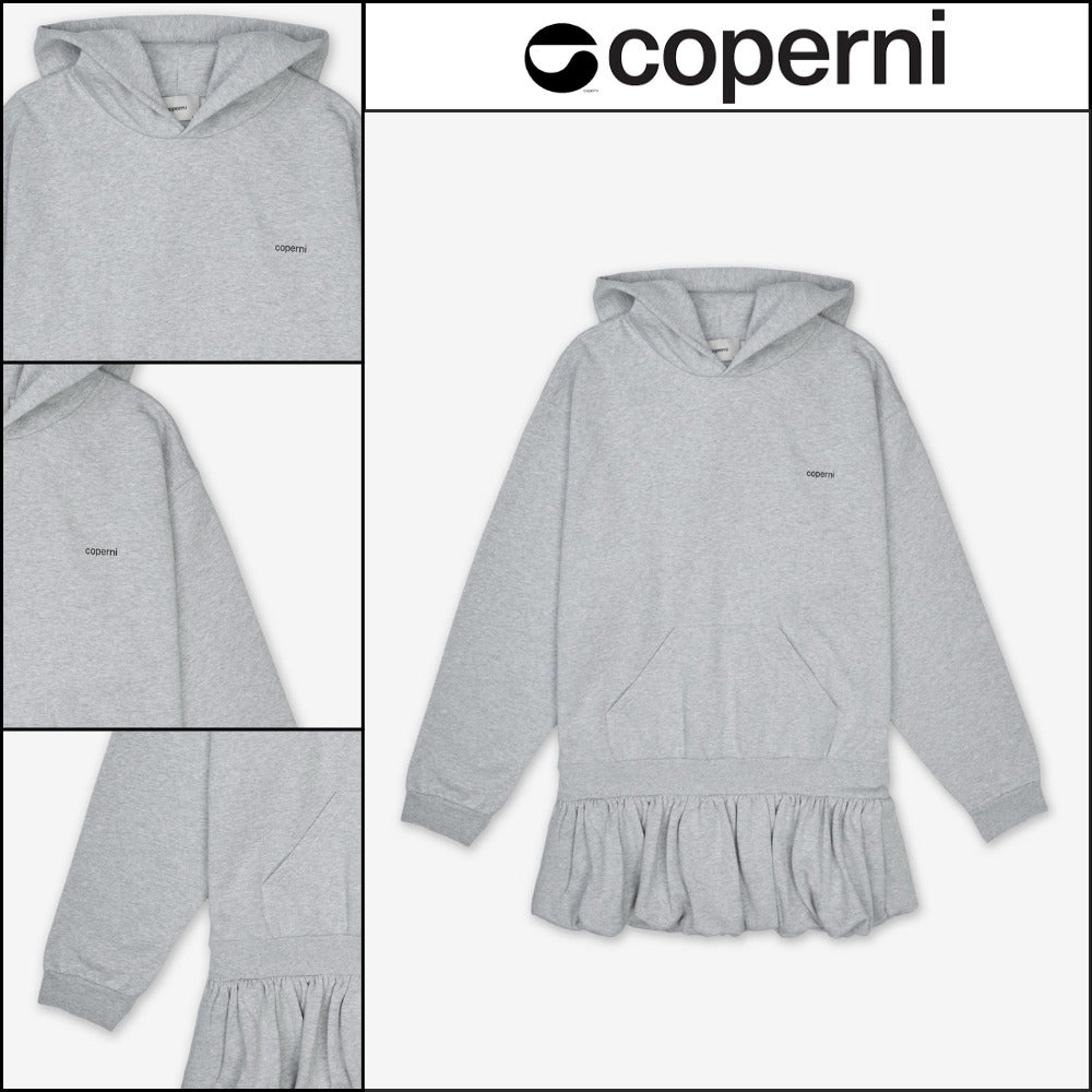 【Coperni】Basque Logo Hoodie Gray Black Print