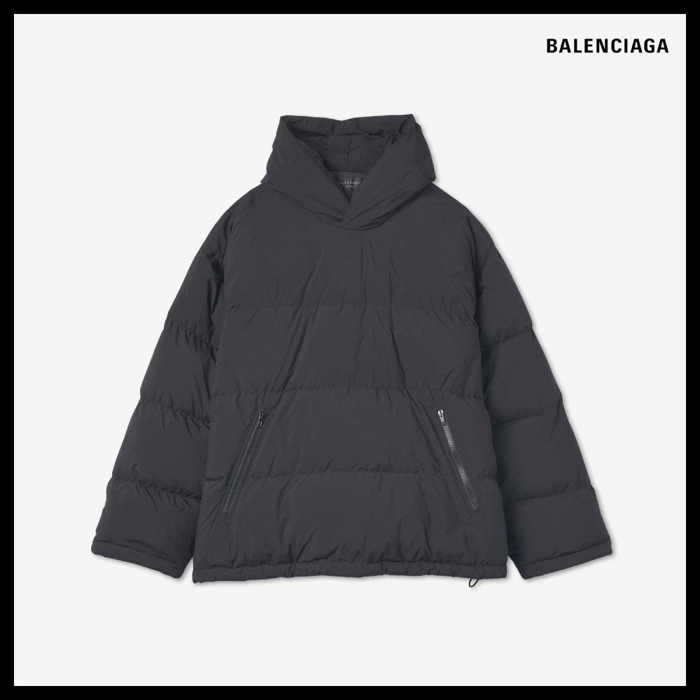 【BALENCIAGA】Sporty B Pullover Puffer Padding Black