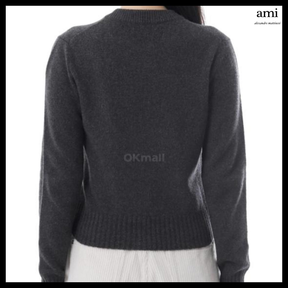 【AMI】Cashmere Ami de Coeur Cardigan