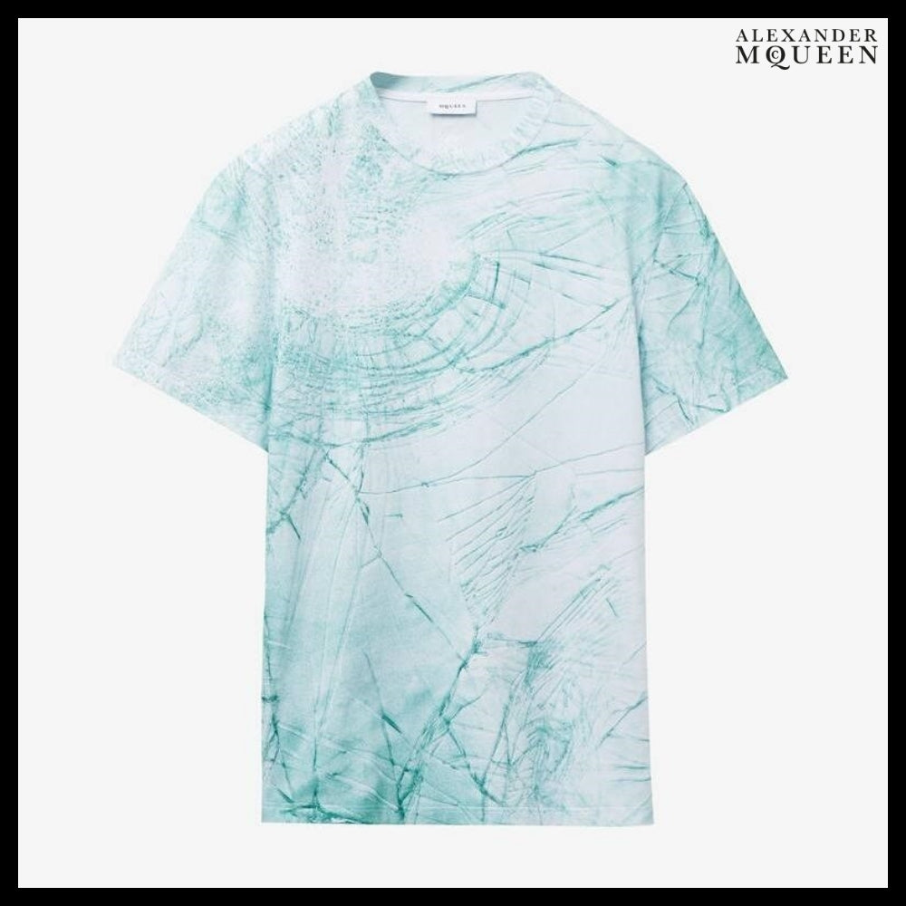 【Alexander Mcqueen】Smashed Glass T-shirt