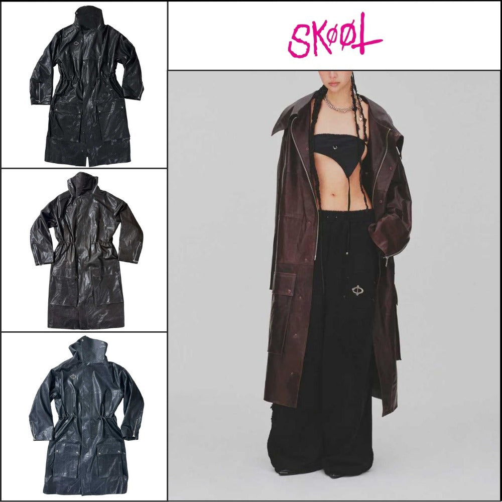 【SKOOT】ディファイアントロングレザージャケット 3カラー