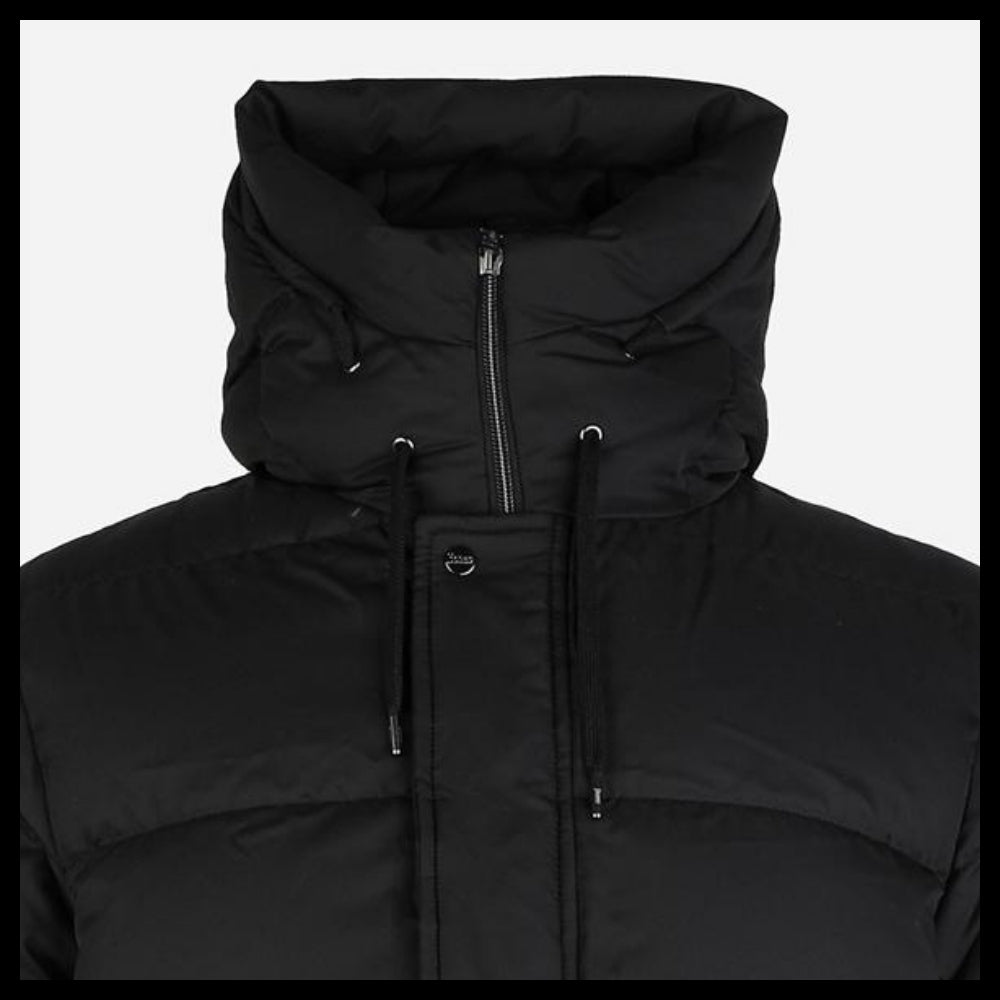 【Herno】Men's Arendelle Hooded Padded Jacket Black