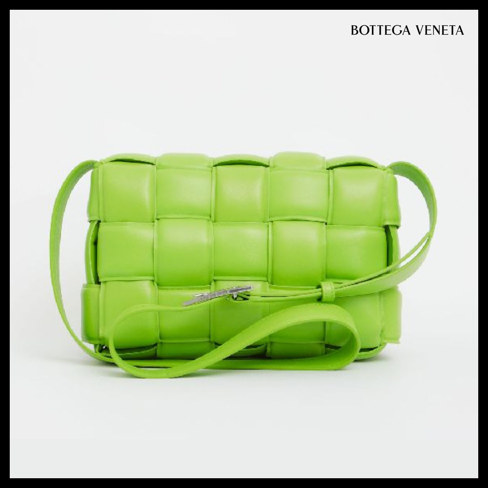【BOTTEGA VENETA】Padded Cassette Bag Acid Green