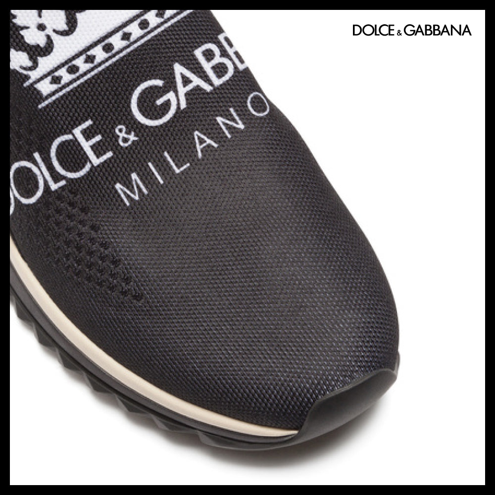 【Dolce & Gabbana】FABRIC SNEAKERS BLACK
