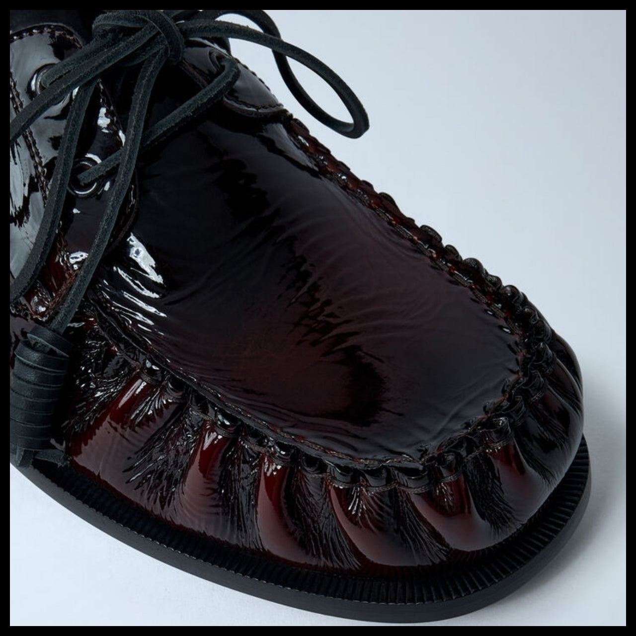 【DRIES VAN NOTEN】Patent Lace-up Shoes